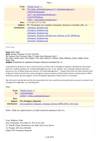 From:  &quot;Wakild, Chuck&quot; &lt;&gt;  To:  &quot;Ted_Bush_\(ted.bush@ncdenr.gov\)&quot;