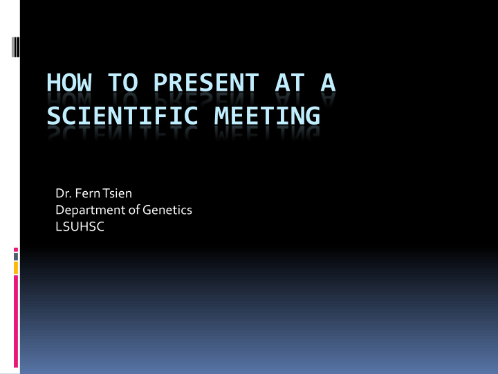scientific meeting