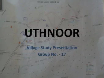 UTHNOOR  Village Study Presentation  Group No. - 17  NIZAMABAD  Location : 18 41N 78