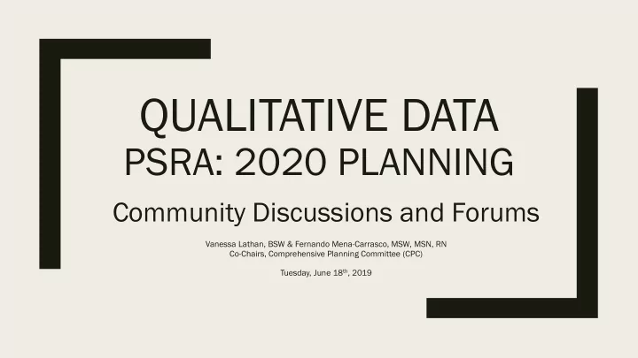 qualitative data