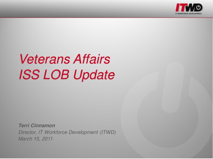 veterans affairs iss lob update