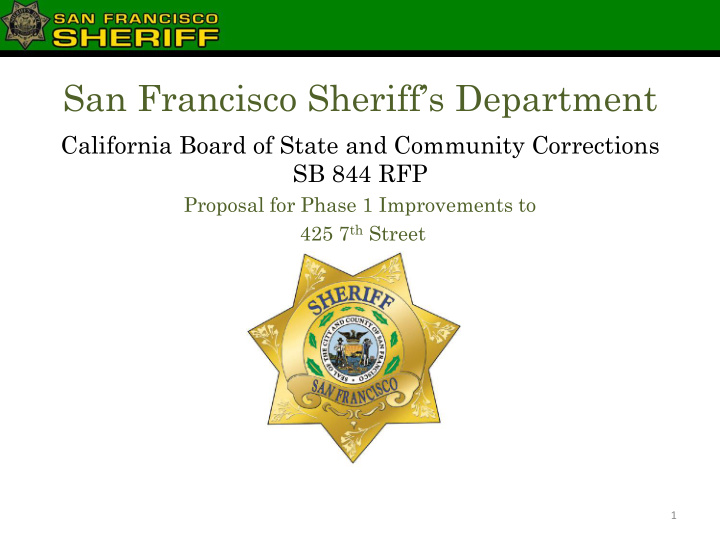 san francisco sheriff s department