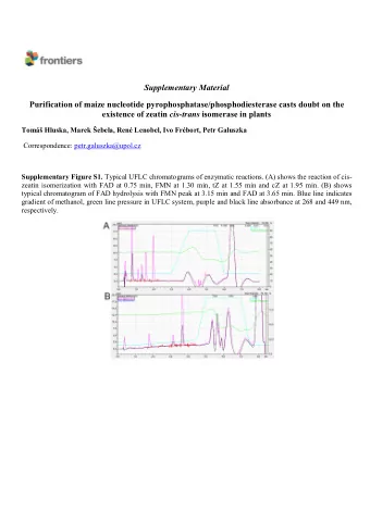 Supplementary Material  Purification of maize nucleotide pyrophosphatase/phosphodiesterase casts
