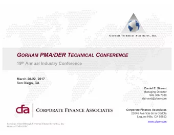 Economic &amp; Industry Drivers    Aftermarket in Focus    Quick Case: Zodiac Aerospace