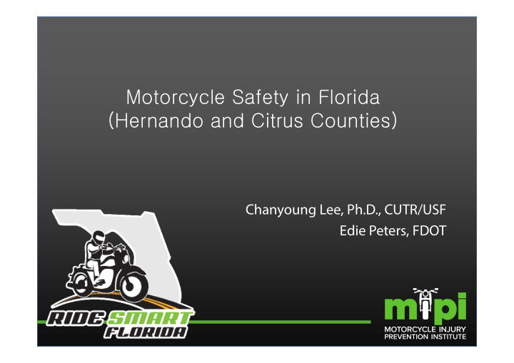 motorcycle safety in florida hernando and citrus counties