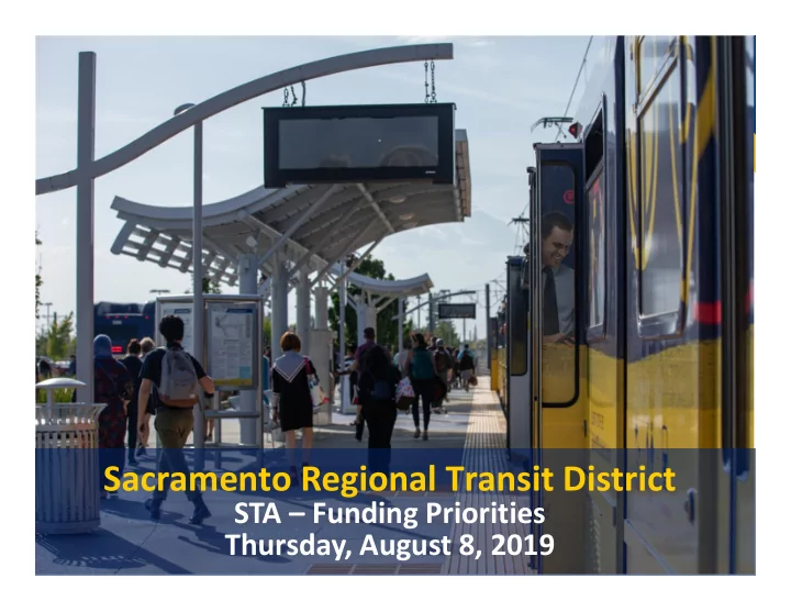 sacramento regional transit district