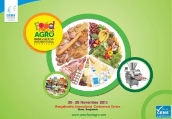 www.cems-fo  foodagro.com  The biggest 3-days International Exhibition on Food Products,  Beverage