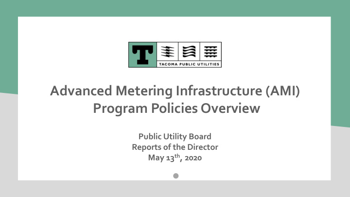 advanced metering infrastructure ami
