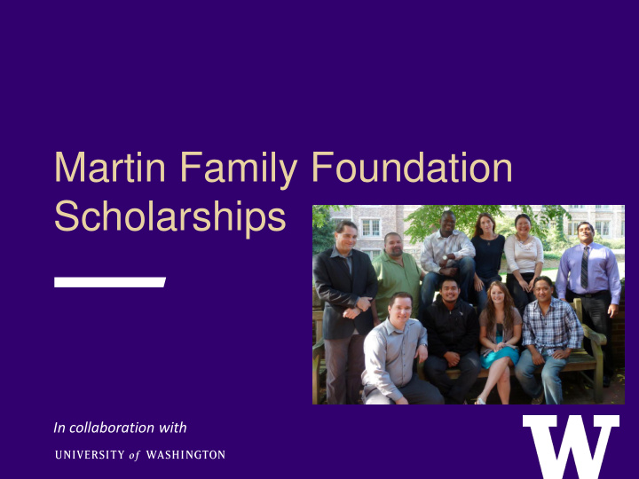 martin family foundation