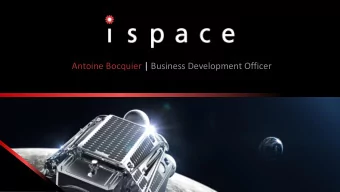 Antoine Bocquier | Business Development Officer  Our Journey  The Vision, History &amp; Roadmap