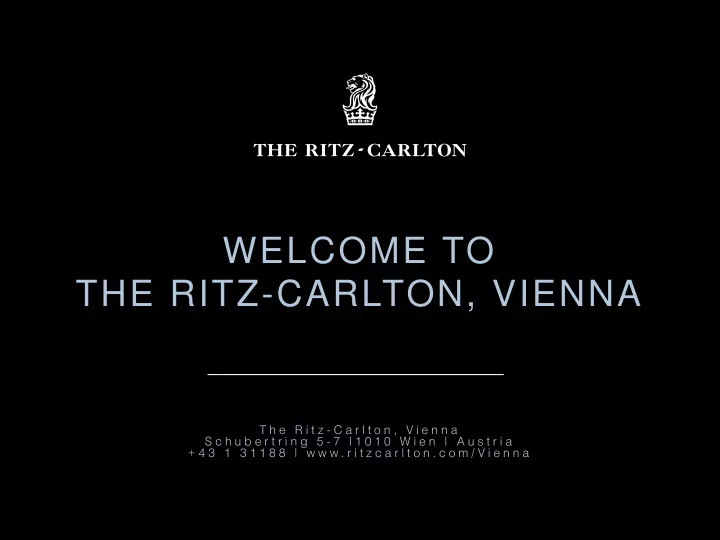welcome to