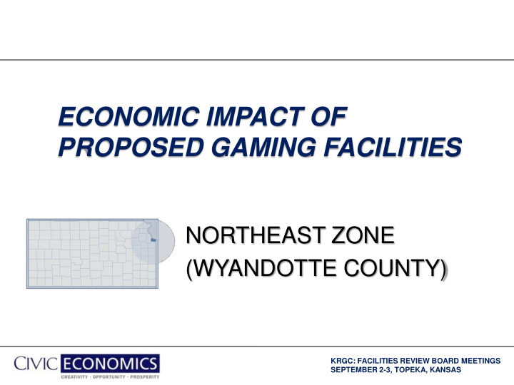 proposed gaming facilities