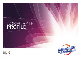 COMPANY OVERVIEW  Marsmint &amp; Freeman is a member company of the  Kellett &amp; Singleton Group.