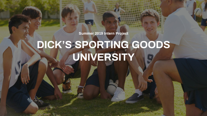 dick s sporting goods university