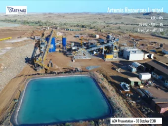 a  AGM  M Presentat  ation  30  30 Oc  October 2018  18  Disclaimer  This presentation has been