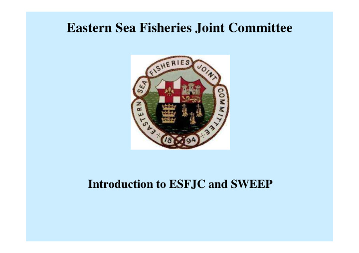 eastern sea fisheries joint committee