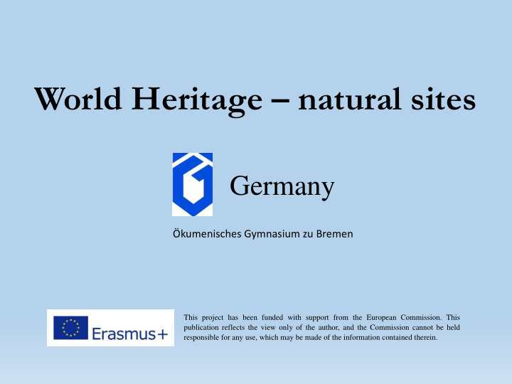 world heritage natural sites