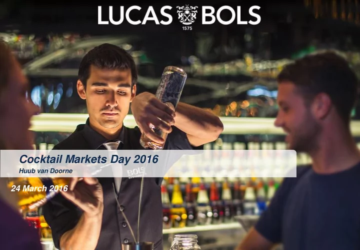 cocktail markets day 2016