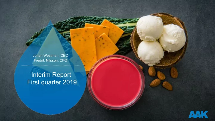 interim report first quarter 2019