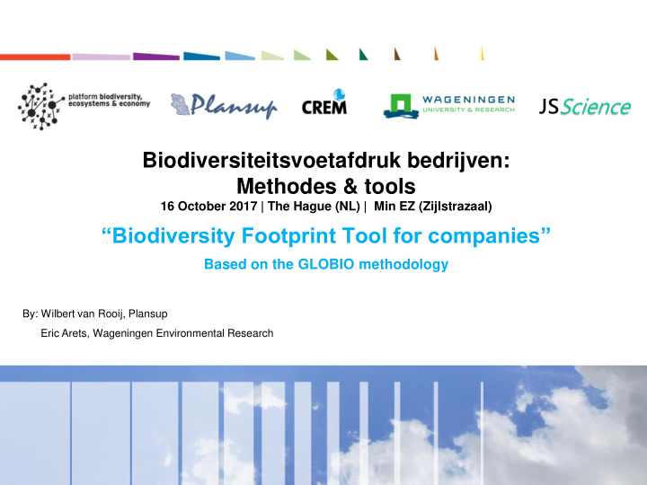 biodiversity footprint tool for companies