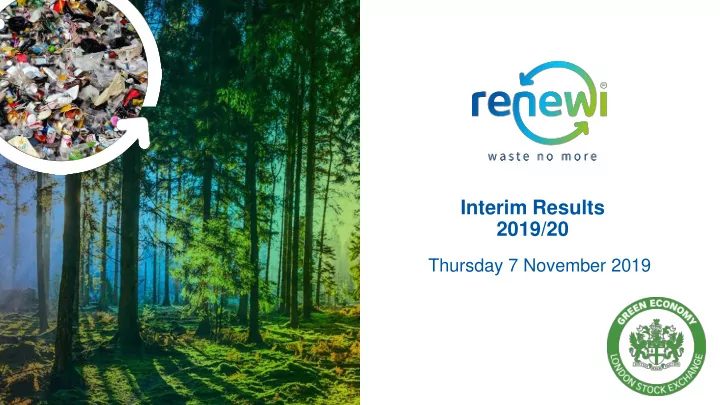interim results 2019 20