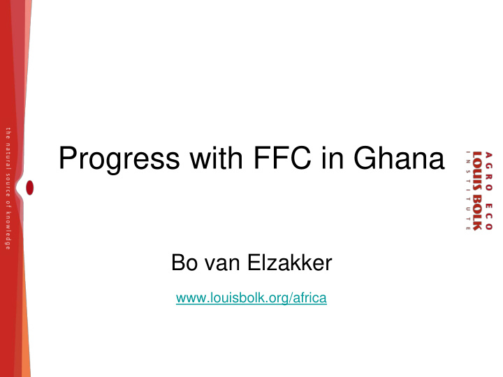 progress with ffc in ghana