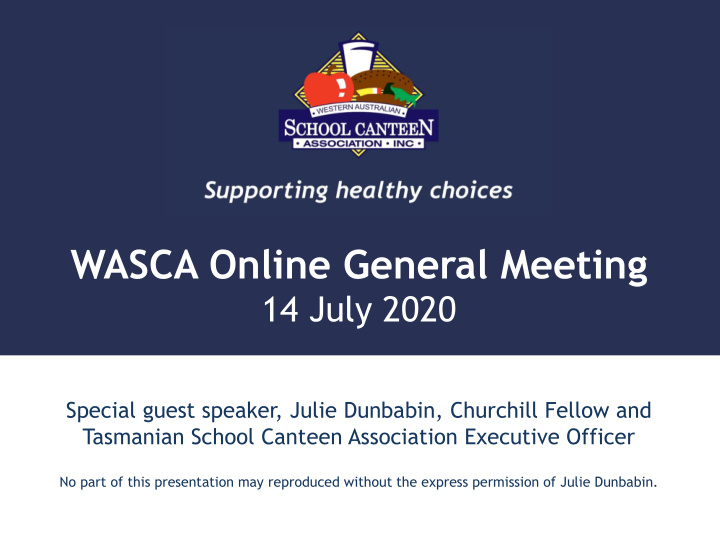 wasca online general meeting
