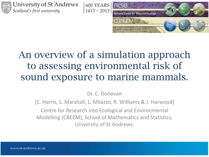 an overview of a simulation approach to assessing