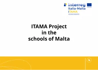 in the  schools of Malta  WHO ARE WE?  A group of doctors working at Mater  Dei Hospital within the