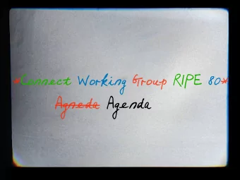 *Connect Working Group RIPE 80* Agneda Agenda    * Opening - welcome - scribe