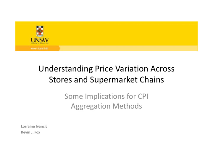 understanding price variation across stores and