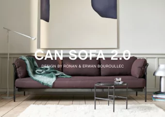 CAN SOFA 2.0  DESIGN BY RONAN &amp; ERWAN BOUROULLEC   CAN SOFA 2.0   CAN SOFA 2.0  With the