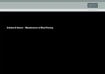 Schotten &amp; Hansen  Manufacturers of Wood Flooring  www.schotten-hansen.com  Natural