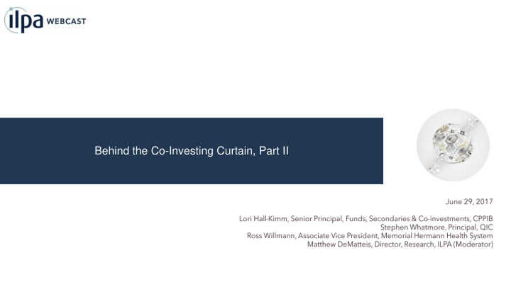 behind the co investing curtain part ii cppib qic