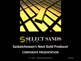 May 2013  Disclaimer  No stock exchange, securi8es commission, or other regulatory authority has