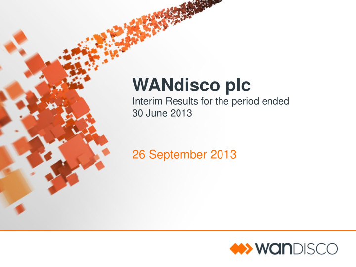 wandisco plc