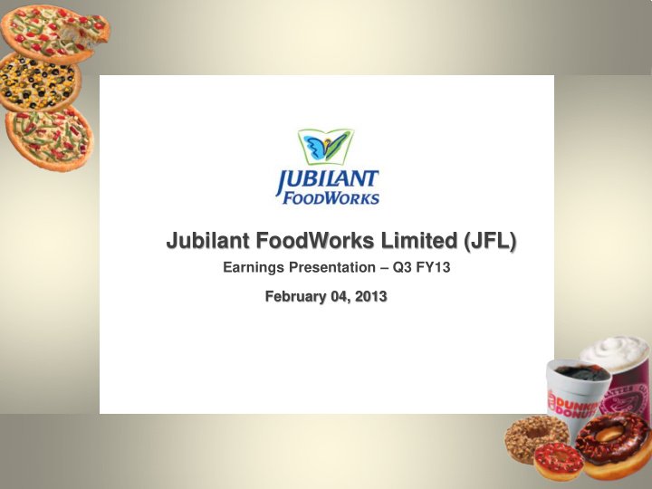 jubilant foodworks limited jfl