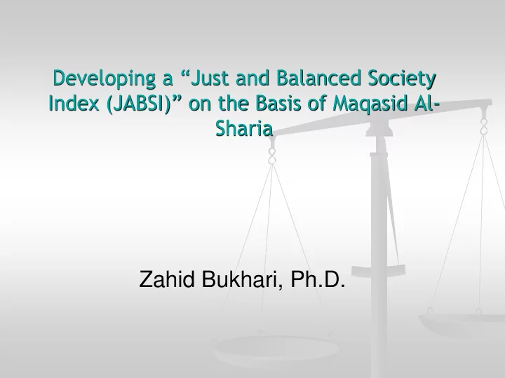 zahid bukhari ph d introduction