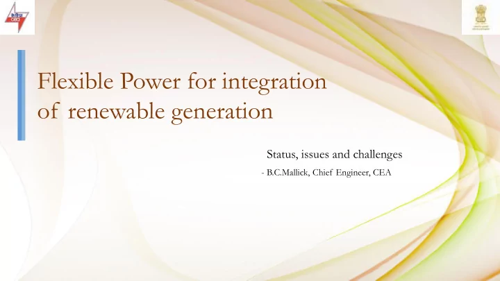 of renewable generation