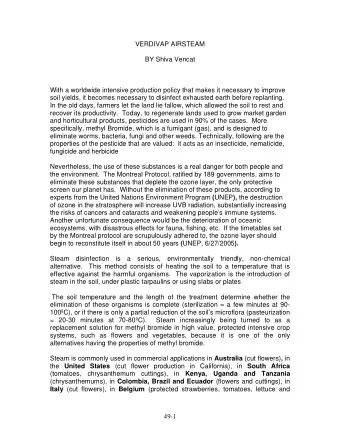 VERDIVAP AIRSTEAM  BY Shiva Vencat  With a worldwide intensive production policy that makes it