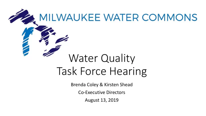 water quality