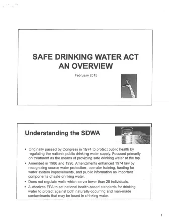 Understanding the  S  to  o  r water systems standard includes requirements  f    Each  DW