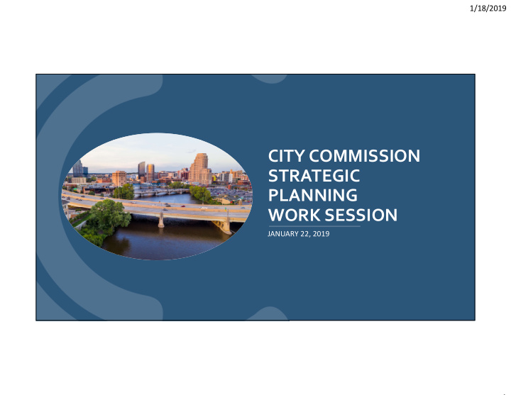 city commission strategic planning work session