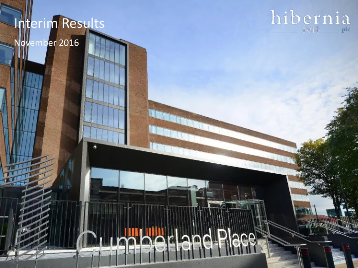 interim results