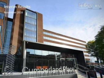 Interim Results  November 2016  Disclaimer This presentation (hereinafter &quot;this