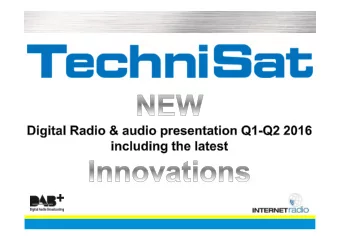 CONNECT  DigitRadio Flex  The DigitRadio Flex is a portable digital DAB+/FM radio with Bluetooth