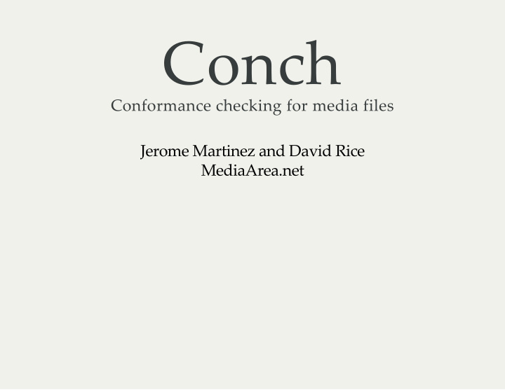 conch