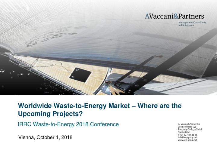 worldwide waste to energy market where are the upcoming