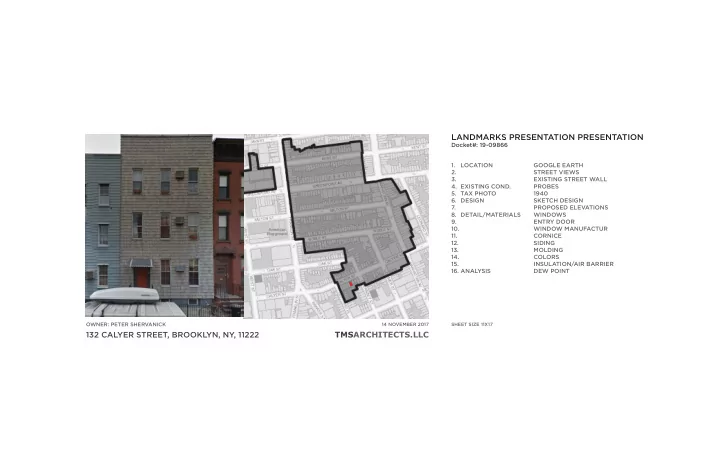 landmarks presentation presentation
