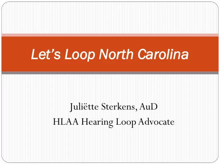 let s loop north carolina